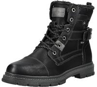 TOM TAILOR 4280350011, Botas Cortas al Tobillo Hombre, Negro, 40 EU