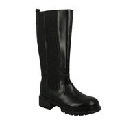 TOM TAILOR 4294201, Botas a la Altura de Rodilla Mujer, Negro, 40 EU