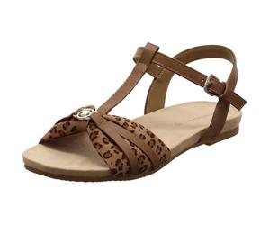 TOM TAILOR 5390220029, Sandalia Mujer, Barro, 38 EU