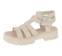 TOM TAILOR 5399608, Sandalias para Pescador Mujer, Beige, 37 EU