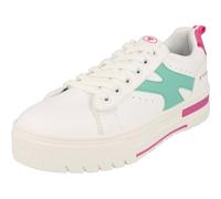 TOM TAILOR 7470040002, Zapatillas, Color Blanco Menta, 36 EU