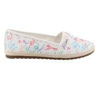 TOM TAILOR 7490090018, Mocasín Plano Mujer, Blanco Multicolor, 39 EU