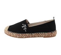 TOM TAILOR 7490250003, Mocasín Plano Mujer, Negro, 42 EU