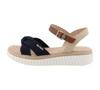 TOM TAILOR 9590350001, Sandalia Mujer, Azul Marino, 36 EU