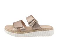 TOM TAILOR 9590350005, Sandalias deslizantes Mujer, Dorado, 38 EU