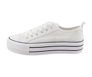 TOM TAILOR 9590400003, Zapatillas Mujer, Blanco, 39 EU