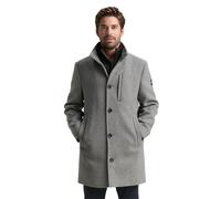 TOM TAILOR Abrigo de lana 2 en 1 para hombre con chaqueta interior extraíble, 30507 Light Stone Grey Wool Twill, XL