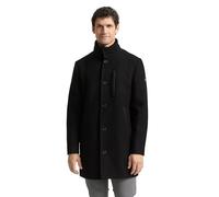 TOM TAILOR Abrigo de Lana para Hombre, 29999 - Black, S