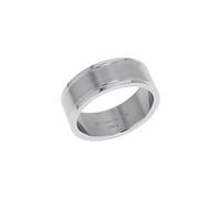 TOM TAILOR - Anillo para Hombre en Acero inoxidable - Plateado - TT-R0003