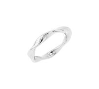TOM TAILOR - Anillo para Mujer en Acero inoxidable - Plateado - Motivo Retorcido - TT-R0054