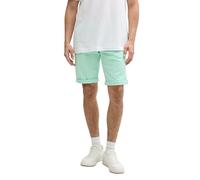 TOM TAILOR Bermudas para Hombre, 37105 - Verde Menta Brillante, 34