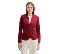 TOM TAILOR Blazer para Mujer, 36489 - Deep Red Melange, M