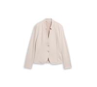 TOM TAILOR Blazer para Mujer, 38330 - Soft Taupe Melange, M