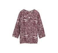 TOM TAILOR Blusa altrosa / rojo oscuro / offwhite L altrosa / rojo oscuro / offwhite
