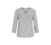 TOM TAILOR Señoras Blusa de rayas 1016190, 26940 - Offwhite Navy Vertical Stripe, 40