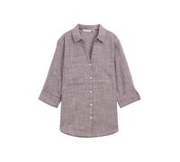 TOM TAILOR Blusa burdeos / blanco XS EUR