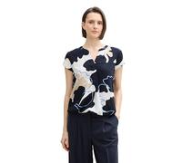 TOM Tailor Blusa de Mujer, 37124 - Diseño de Formas Florales Grandes, 40