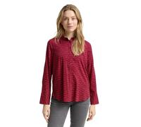 TOM TAILOR Blusa de Mujer, 39034 - Small Red Wave Print, 38