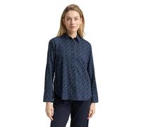 TOM TAILOR Blusa de Mujer, 39036 - Small Blue Wave Print, 36