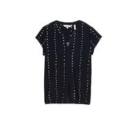 TOM TAILOR Blusa de Mujer con Estampado, 38063 - Navy Dot Print, 44