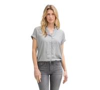 TOM TAILOR Blusa Holgada para Mujer con Estampado de Rayas, 35912 - Rayas Finas de Color Azul Marino, 38