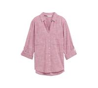 TOM TAILOR Blusa rosa oscuro / blanco XL rosa oscuro / blanco