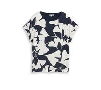 TOM TAILOR Blusenshirt azul oscuro | M