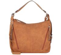 TOM TAILOR Bolso tipo hobo Caia para mujer, tamaño mediano, color marrón coñac