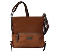 TOM TAILOR Bolso bandolera Elin para mujer, tamaño mediano, marrón coñac