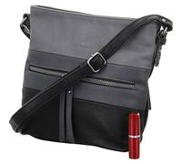 Tom Tailor Acc Ellen, Bolso Bandolera para Mujer, Negro (Schwarz), 25.5x23.5x5.5 Centimeters (W x H x L)