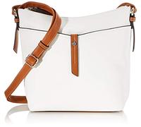 TOM TAILOR Bolso bandolera Novara para mujer, tamaño mediano, blanco