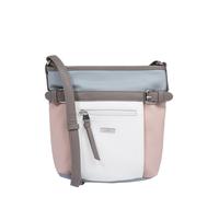 TOM TAILOR Bolso de hombro 'Juna' azul ahumado / rosé / blanco One Size azul ahumado / rosé / blanco