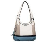 TOM TAILOR Bolso tipo bandolera Juna para mujer con cierre de cremallera, tamaño pequeño, color azul