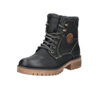 TOM TAILOR Botines con cordones marrón / negro 38 marrón / negro