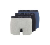 TOM TAILOR Calzoncillo boxer azul / azul oscuro / gris moteado / negro / blanco L azul / azul oscuro / gris moteado / negro / blanco