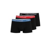 TOM TAILOR Calzoncillo boxer azul claro / rojo / negro S azul claro / rojo / negro