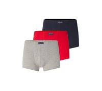 TOM TAILOR Calzoncillo boxer azul oscuro / gris moteado / rojo claro M-L azul oscuro / gris moteado / rojo claro