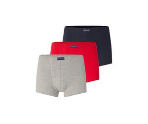TOM TAILOR Calzoncillo boxer azul oscuro / gris moteado / rojo claro M-L azul oscuro / gris moteado / rojo claro