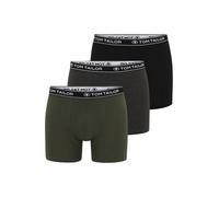 TOM TAILOR Calzoncillo boxer gris claro / gris moteado / oliva / negro XXL gris claro / gris moteado / oliva / negro