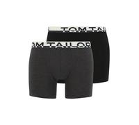 TOM TAILOR Calzoncillo boxer gris oscuro / negro / blanco M gris oscuro / negro / blanco