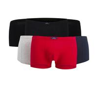 TOM TAILOR Calzoncillo boxer marino / gris claro / rojo vivo / negro L marino / gris claro / rojo vivo / negro