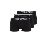 TOM TAILOR Calzoncillo boxer negro / blanco M negro / blanco