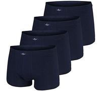 TOM TAILOR Calzoncillos tipo bóxer para hombre, 4 unidades en lata 4 x azul marino. XL