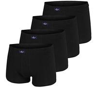 TOM TAILOR Calzoncillos tipo bóxer para hombre, 4 unidades en lata 4 x negro M
