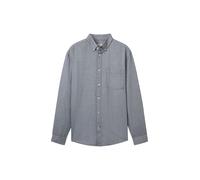 TOM TAILOR 1042640 Camisa, 28941-Navy Chambray, XL para Hombre