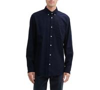 Tom Tailor Camisa de hombre manga larga con bolsillo. Azul marino M