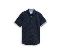 TOM TAILOR Camisa navy / azul claro / blanco L navy / azul claro / blanco