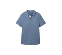 TOM TAILOR Camiseta azul ahumado / blanco M azul ahumado / blanco