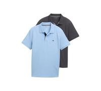 TOM TAILOR 1044879 Polo, 32245-Washed out Middle Blue, L Hombres