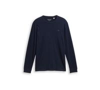 TOM TAILOR Camiseta de Manga Larga para Hombre, Sky Captain Blue 10668 - Juego de Mesa [Importado de Alemania], M